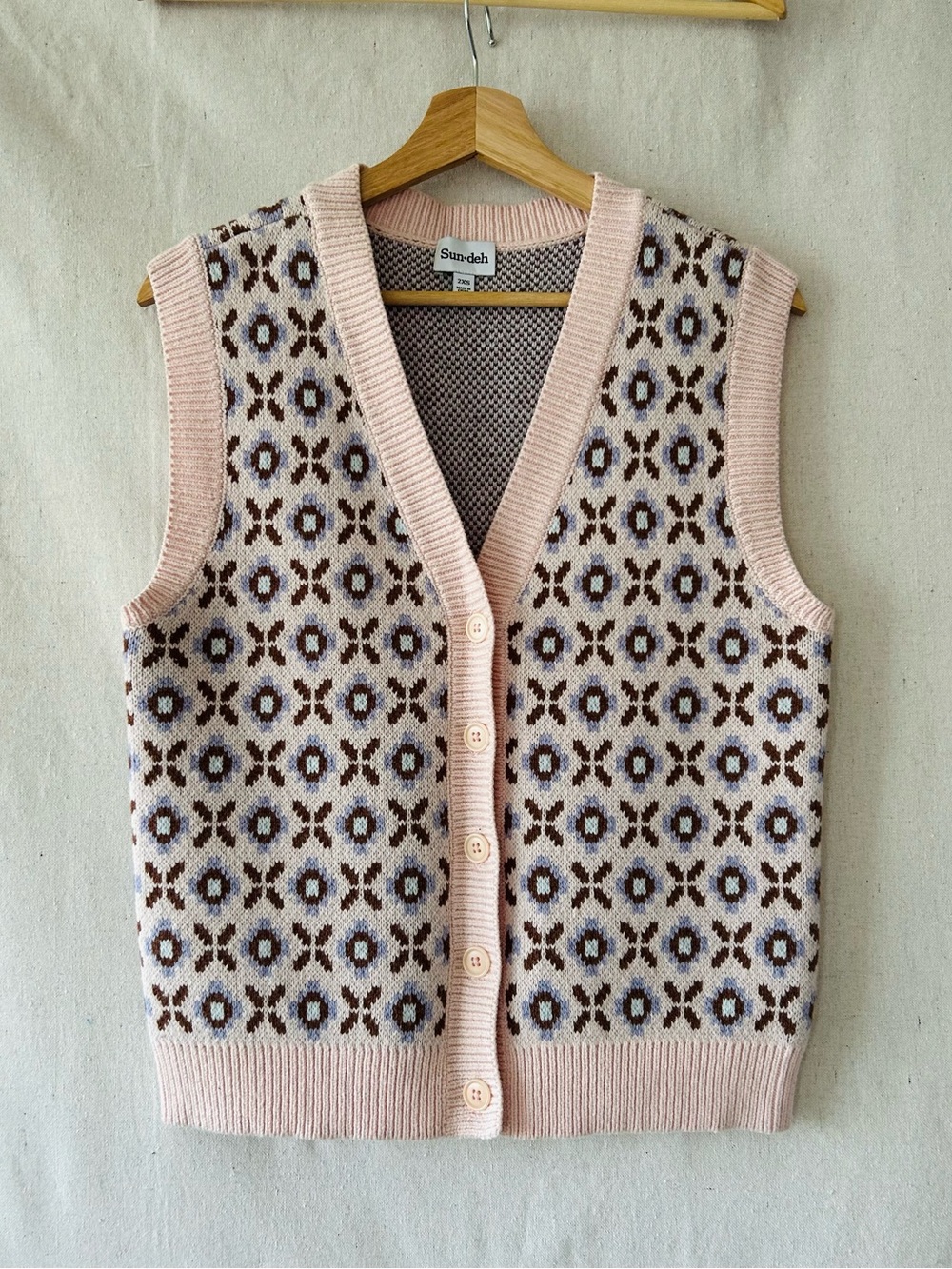 Aritzia vest wool/cotton blend